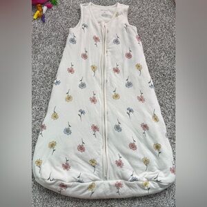 Carter's Floral Kids Pajamas Sleep Sack - White with Multicolor Flowers